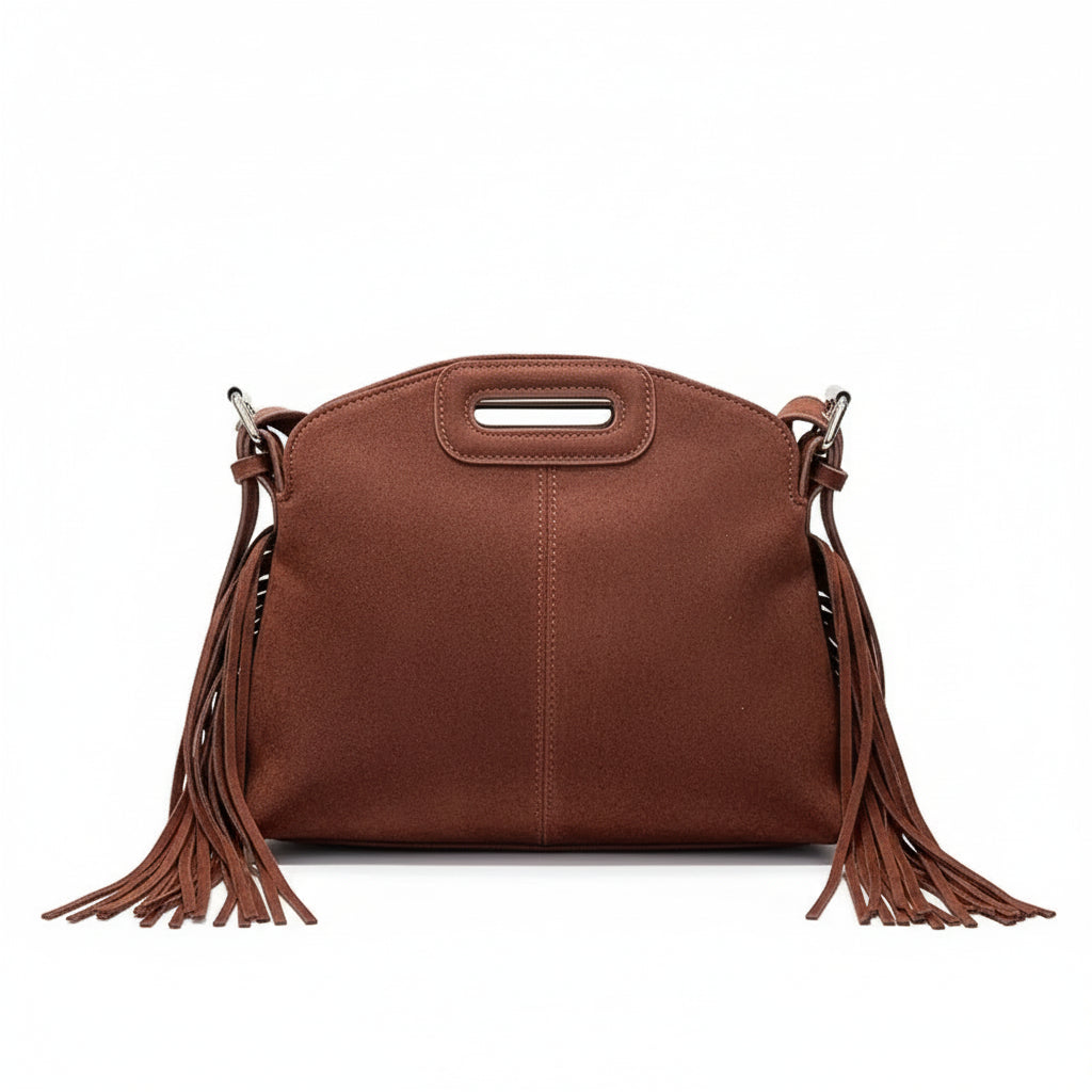Sac à Main à Franges Daim Vegan - Tess