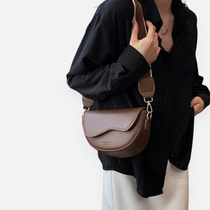 Claire half-moon shoulder bag