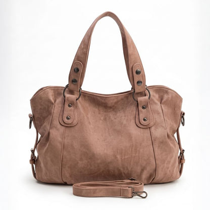 Sac à main de cours effet daim - Rachel Suede